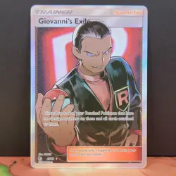 Giovanni's Exile 67/68 Hidden Fates Ultra Rare Full Art Pokemon - Image 1