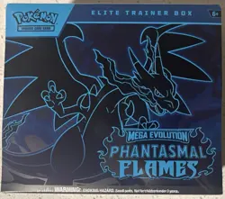 Pokemon Mega Evolution Phantasmal Flames Elite Trainer Box ETB Sealed - Image 1