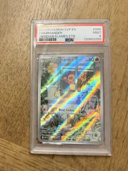 2023 POKEMON SVP OBSIDIAN FLAMES ETB PROMO #044 CHARMANDER PSA 9 - Image 1