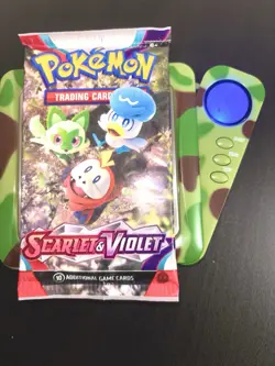 22.4g HEAVY Pokemon TCG: SCARLET and VIOLET Booster Pack New Box Brk Baby Art - Image 1