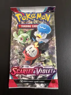 22.4g HEAVY Pokemon TCG: SCARLET and VIOLET Booster Pack New Box Brk Baby Art - Image 2