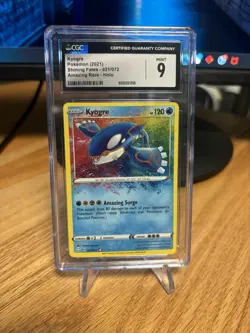 Kyogre Pokemon TCG 2021 Shining Fates 021/072 Amazing Rare CGC 9 - Image 1