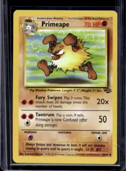 1999 Pokemon Jungle Primeape #43/64 - Image 1
