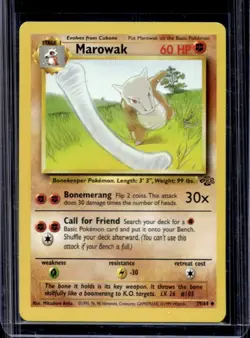 1999 Pokemon Jungle Marowak #39/64 - Image 1