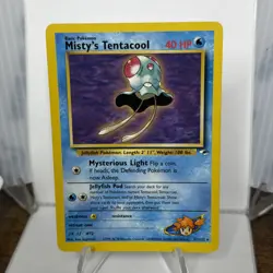 Pokemon 2000 - Vintage - Misty's Tentacool 32/132 Gym Heroes WOTC - Image 1