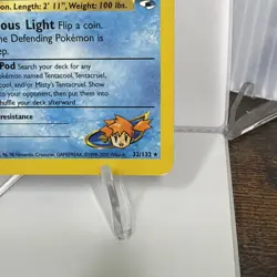 Pokemon 2000 - Vintage - Misty's Tentacool 32/132 Gym Heroes WOTC - Image 2
