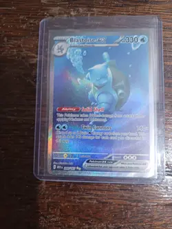 Pokemon TCG Blastoise ex 200/165 NM SIR Scarlet And Violet 151 - Image 1