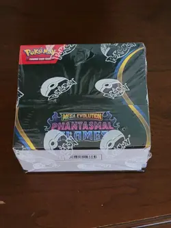 Pokemon TCG Mega Evolution Phantasmal Flames Booster Box New and Sealed - Image 1
