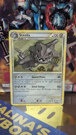 Pokemon TCG 2010 Steelix 24/95 HeartGold SoulSilver Unleashed - Image 1
