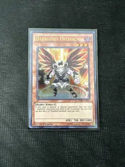 Yu-Gi-Oh! Darklord Ukoback DUSA-EN022 NM 1st Edition - Image 1