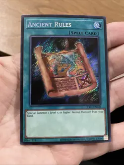 Ancient Rules LCKC-EN039 Unlimited Secret Rare Near Mint +Bonus FREE SHIPPING! - Image 1