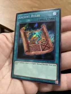 Ancient Rules LCKC-EN039 Unlimited Secret Rare Near Mint +Bonus FREE SHIPPING! - Image 4