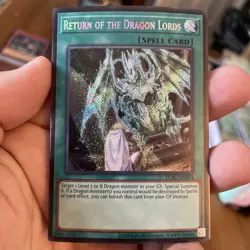 Return of the Dragon Lords LCKC-EN074 Unlimited Secret Rare NM +Bonus FREESHIP! - Image 1