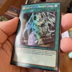 Return of the Dragon Lords LCKC-EN074 Unlimited Secret Rare NM +Bonus FREESHIP! - Image 3