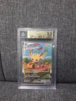 Leafeon Vmax 205/203 Beckett BGS 9.5 Gem Mint 2021 Evolving Skies Pokemon 205 - Image 2