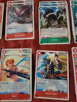 One Piece TCG Red Green Luffy Custom Deck Ready to play & 1 ALT ART Character - Image 5