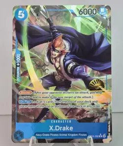 X.Drake (Alternate Art) OP05-055 One Piece: Awakening of the New Era Foil - Image 1