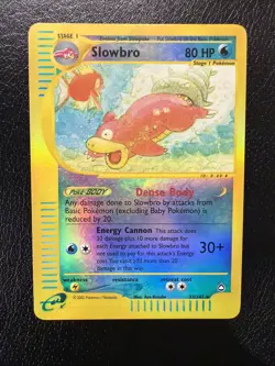 Pokemon TCG Slowbro Aquapolis Reverse Holo Card #33/147 NM/LP - Image 1