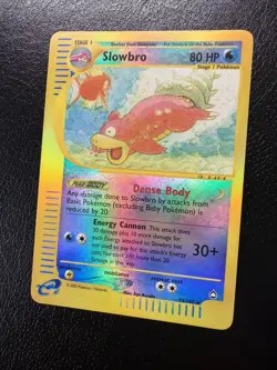 Pokemon TCG Slowbro Aquapolis Reverse Holo Card #33/147 NM/LP - Image 4