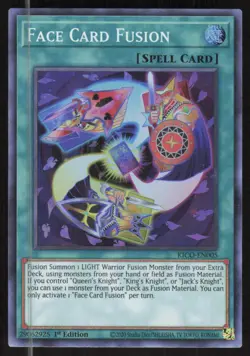 Yu-Gi-Oh TCG King's Court #KICO-EN005 Face Card Fusion - Image 1