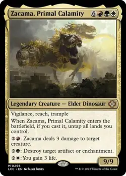 ~ Zacama, Primal Calamity ~ NM ~ Commander: The Lost Caverns of Ixalan ~ MTG ~ - Image 1