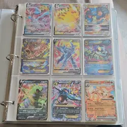 Pokemon Card Collection Binder Pikachu Charizard Blastoise Promo Sets Foil - Image 1