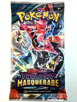 Pokemon Twilight Masquerade Scarlet & Violet Booster Pack - SV06 - 10 Cards - Image 1