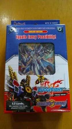 Future Card BuddyFight BFE-HSD02 Radiant Force Sealed Trial Starter Deck English - Image 1