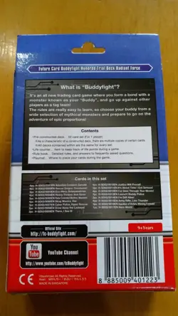 Future Card BuddyFight BFE-HSD02 Radiant Force Sealed Trial Starter Deck English - Image 2