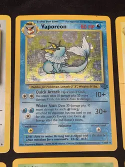 Vintage Holo Rare Pokemon Cards WOTC Era Base Set, Fossil, Jungle, Scyther MP/HP - Image 3