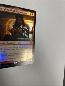 Birgi God Of Storytelling Prerelease Card #123 MTG MP - Image 2