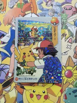 Pokemon Charizard Vintage Vending Machine Holo prism Nintendo Bandai 98 sticker - Image 3