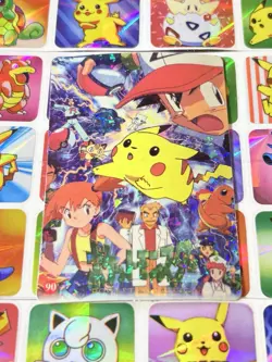 Pokemon Pikachu HOLO Vintage Pocket Monsters Prism Sticker 1998 Nintendo - Image 4