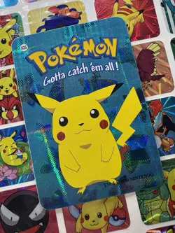Pokemon Vintage Vending machine Sticker Holo Prism 2000 Nintendo Pikachu #025 - Image 3