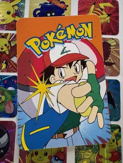 Pokemon Vintage Vending machine Sticker Holo Prism 2000 Nintendo Pikachu #025 - Image 4