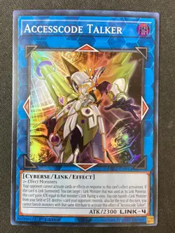 Yu-Gi-Oh TCG #RA02-EN044 Accesscode Talker 1st Edition Super Rare LP - Image 1