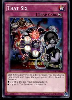 Yu-Gi-Oh TCG Duelist Alliance #DUEA-EN080 That Six Common LP - Image 1