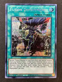 Yu-Gi-Oh #MP21-EN081 Fusion Deployment 1st Edition Prismatic Secret Rare NM - Image 1