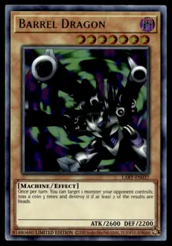 Yu-Gi-Oh TCG The Lost Art Promotion #LART-EN037 Barrel Dragon Ultra Rare - Image 1