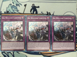 Yugioh Big Welcome Labrynth Prismatic Collectors RA04-EN104 x3 Near Mint - Image 1