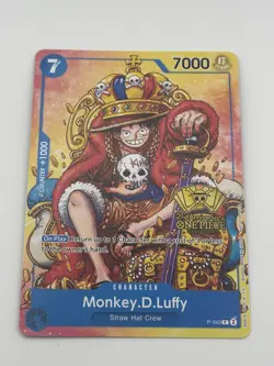 Monkey.D.Luffy (2nd Anniversary Stamped Promo) P-043 One Piece English - Image 1