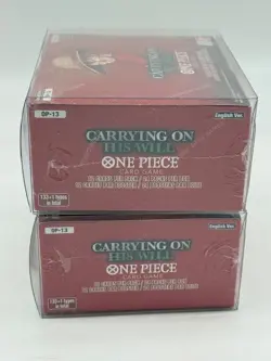 Lot of (2) One Piece TCG EN OP-13 Carrying On His Will Booster Boxes SEALED - Image 4