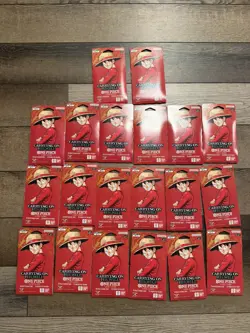One Piece Carrying On His Will OP-13 Twenty (20) Booster Packs Lot English New - Image 1