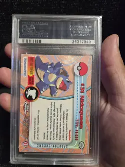 PSA 10 2000 Pokemon Game Topps Chrome Nidoqueen Spectra TV Rare Base Series 1GEM - Image 4