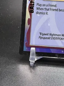 My Little Pony CCG Chicken Costume Foil Trading Card F44 Stamped Baltimare 2014 - Image 3