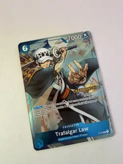 One Piece Card Game Trafalgar Law (Tournament Pack) P-009 CHAMPIONSHIP STAMP - Image 3
