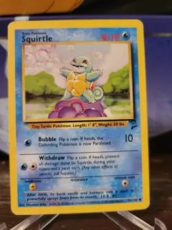 SQUIRTLE - Base Set 2 - 93/130 - Common - Pokemon Card - Unlimited Edition LP! - Image 1