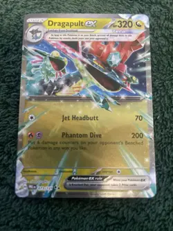 Pokemon TCG S&V Prismatic Evolutions Double Rare Holo Card Dragapult EX 73/131 - Image 1