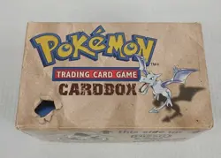 Rare 1999 Pokemon Empty Fossil Card Empty Storage Box - Image 1