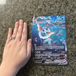 Jumbo Vaporeon VMAX SWSH182 NM 2021 Oversized Pokemon Card Premium Collection - Image 5